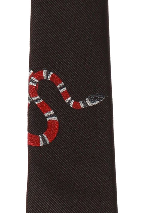 gucci mens neckties|Gucci snake tie.